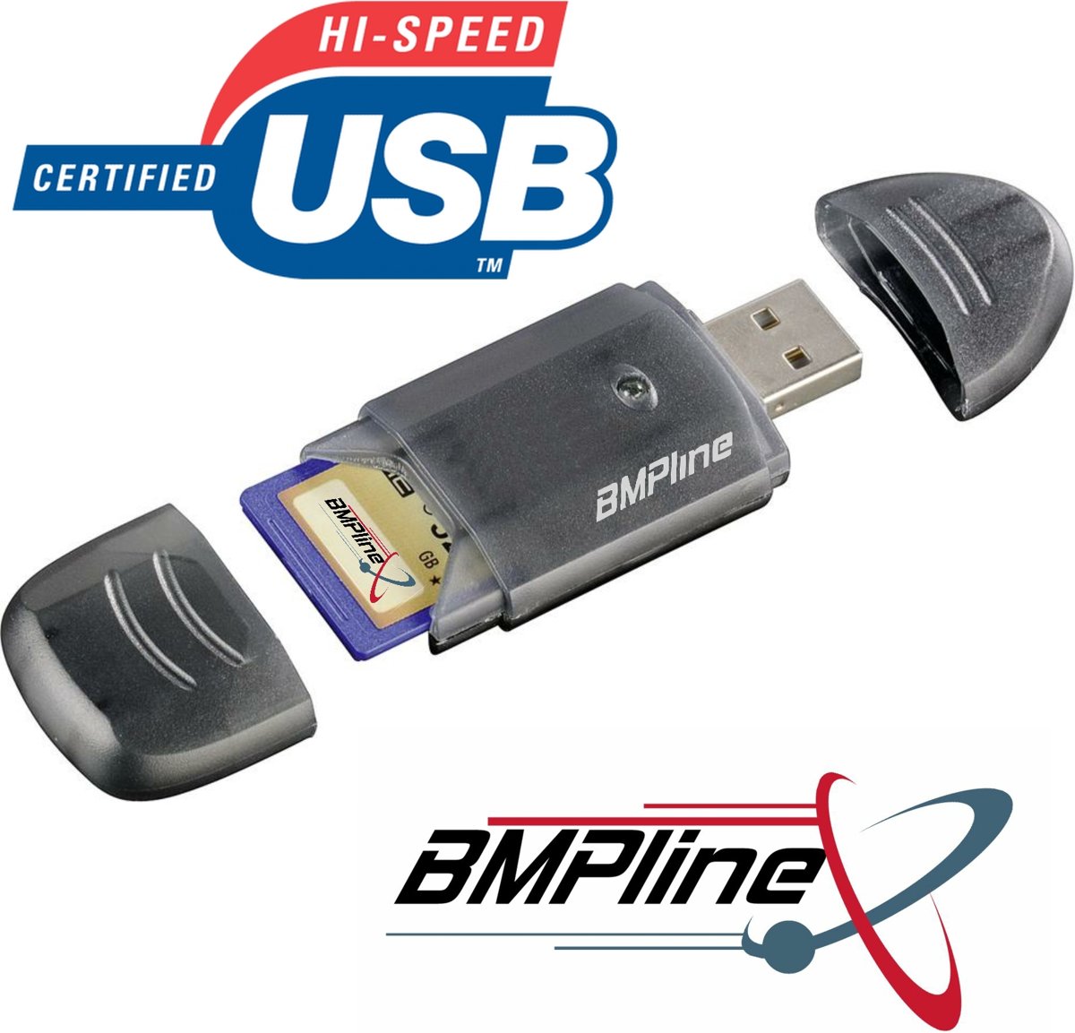 BMPline USB 2.0 SD Cardreader - SD Kaartlezer - SDHC - MMC