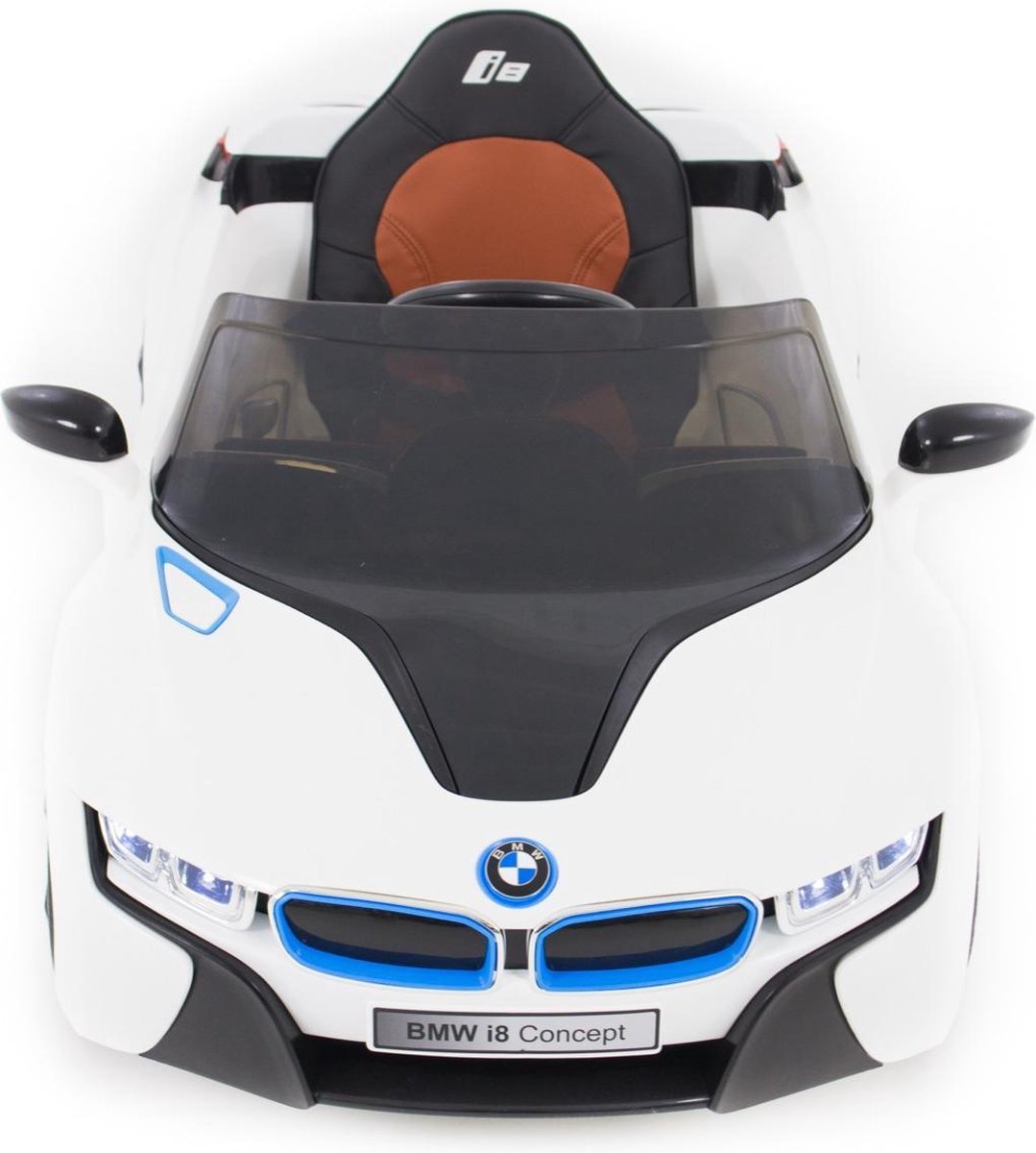 BMW I8 Elektrische Kinderauto - Accu Auto - Sterke Accu - Afstandbediening - Wit