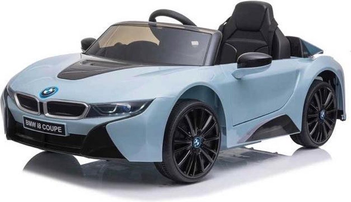 BMW i8, 12 volt Kinder Accu Auto met rubberen banden en meer! - Elektrische Kinderauto - met Afstandsbediening