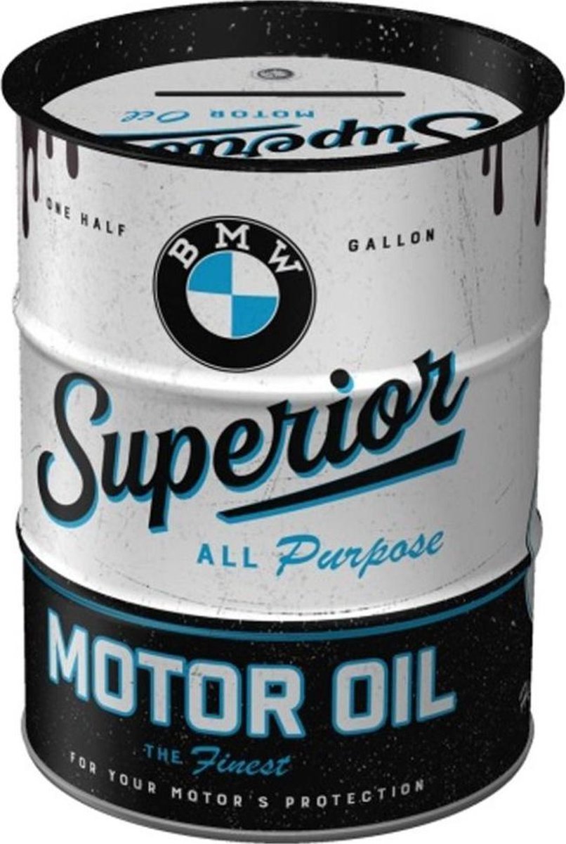 Spaarpot Oil Barrel BMW - Superior Motor Oil