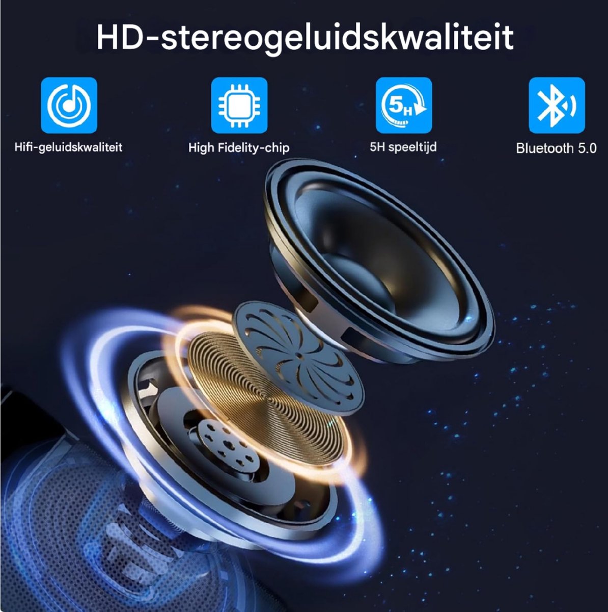 Karaoke machine Voor Volwassenen en Kinderen Draagbare Bluetooth luidspreker met 2 Draadloze Microfoons Spraakveranderende Effecten en Feestverlichting