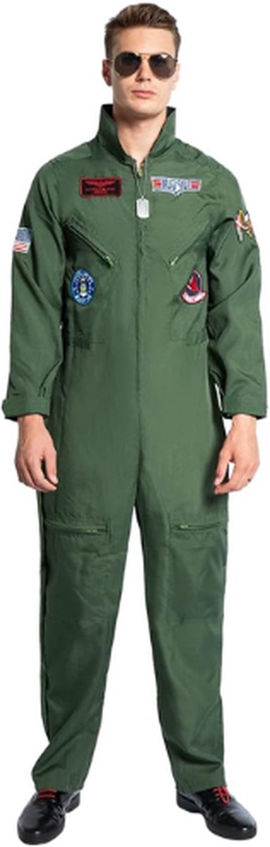 Pilotenkostuum Voor Heren - Cosplay - Halloween - Party - Carnaval - Volwassenen Kleding