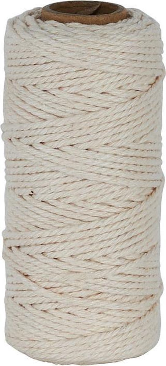 Macrame Touw - Naturel - 2mm - 40 meter