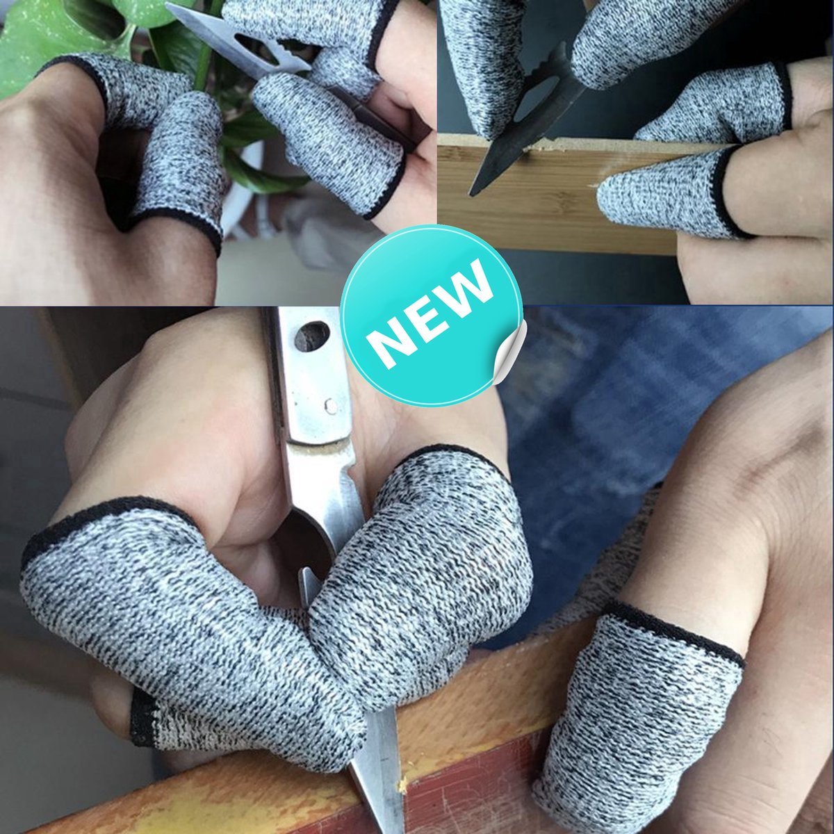   20 Stuks Vingerbeschermers Vinger Condooms   Snijbestendig veiligheidstool bescherming tool