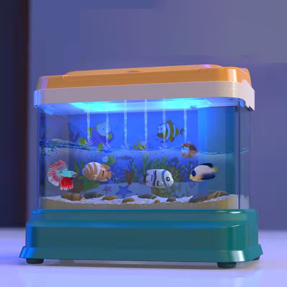 BOTC Educatief Speelgoed- Aquarium-LED-Muziekinstrumenten