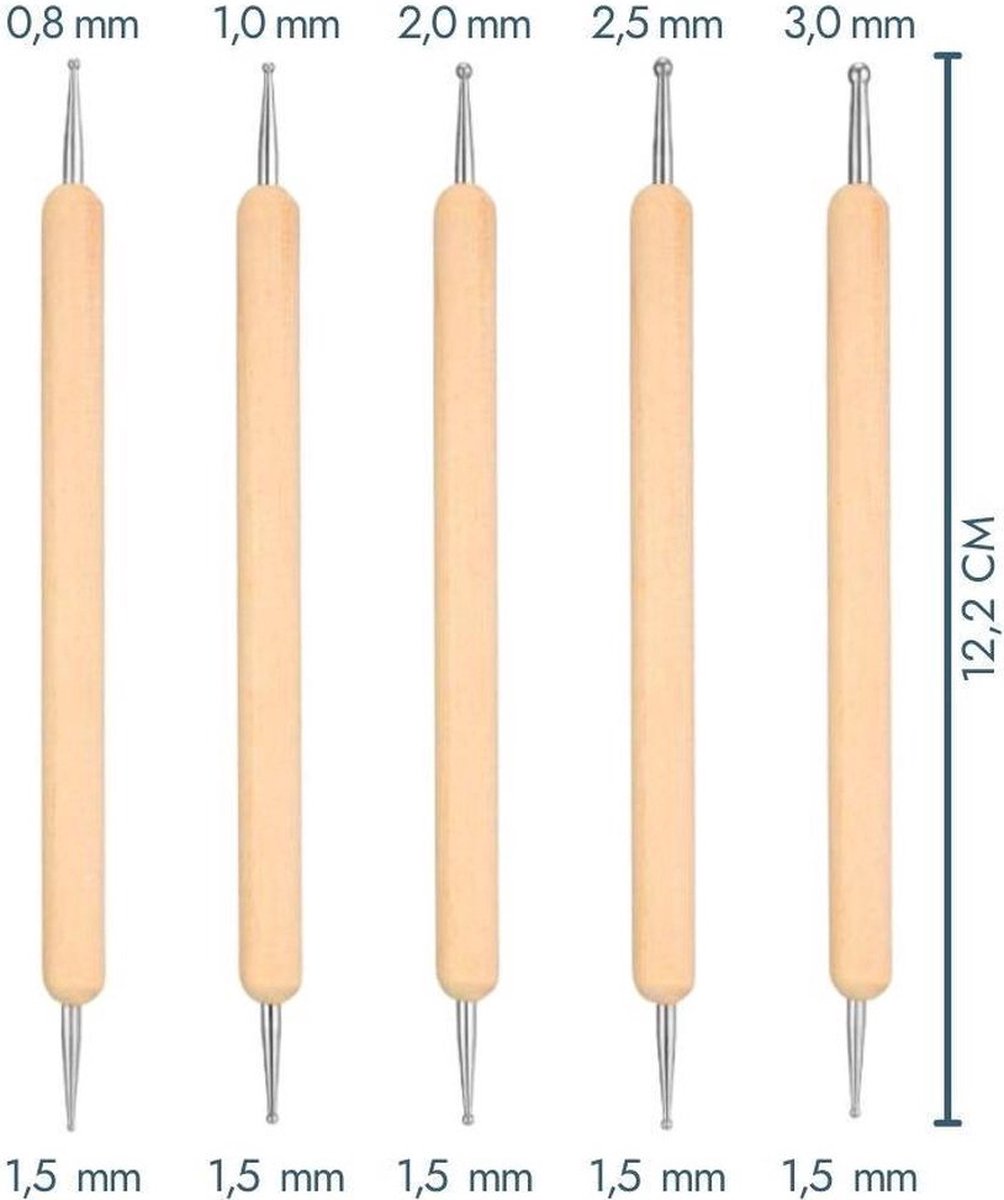 BOTC Overtrekpennen - Set van 5 - Hout