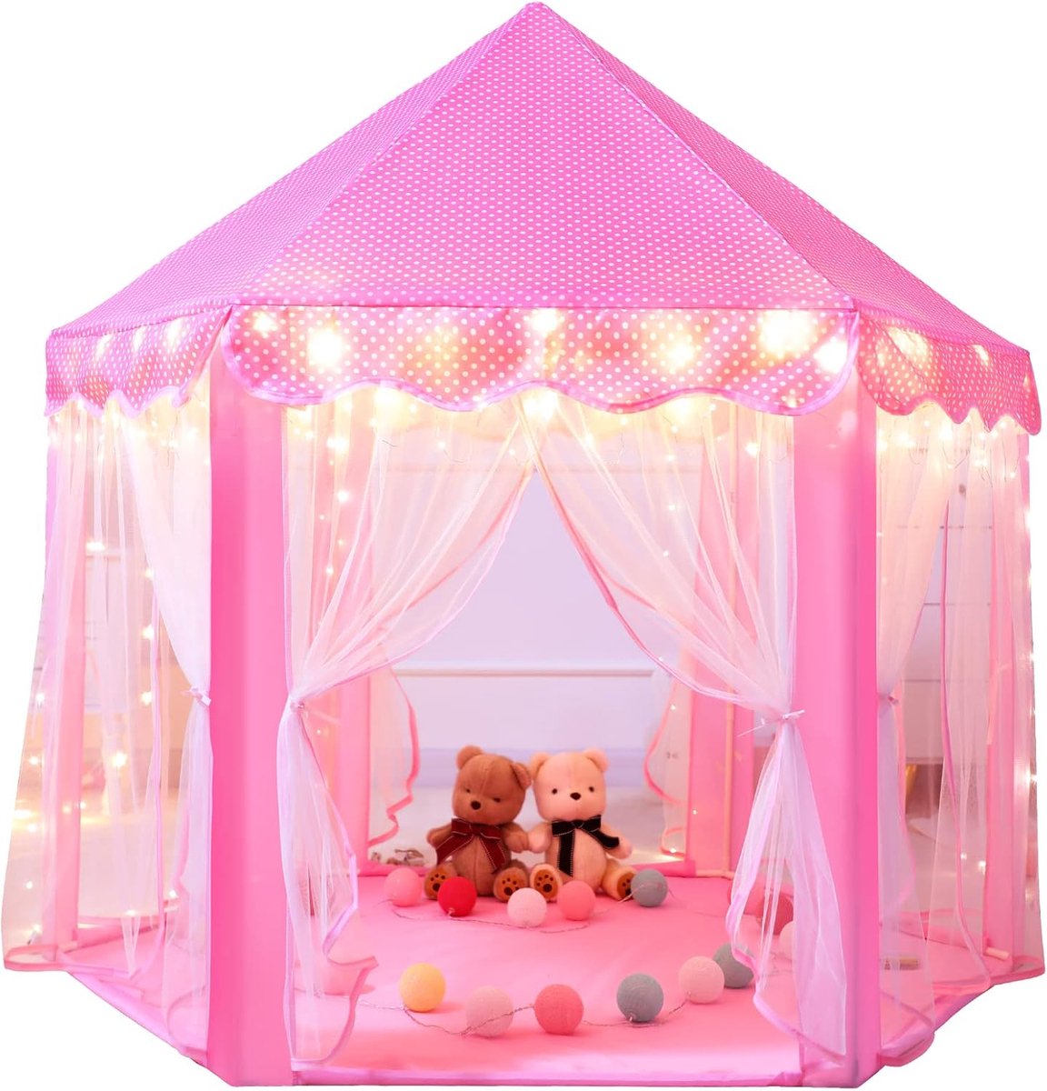     - Kindertent - Pop up tent - Snel Opzetten & Opbergen - Roze