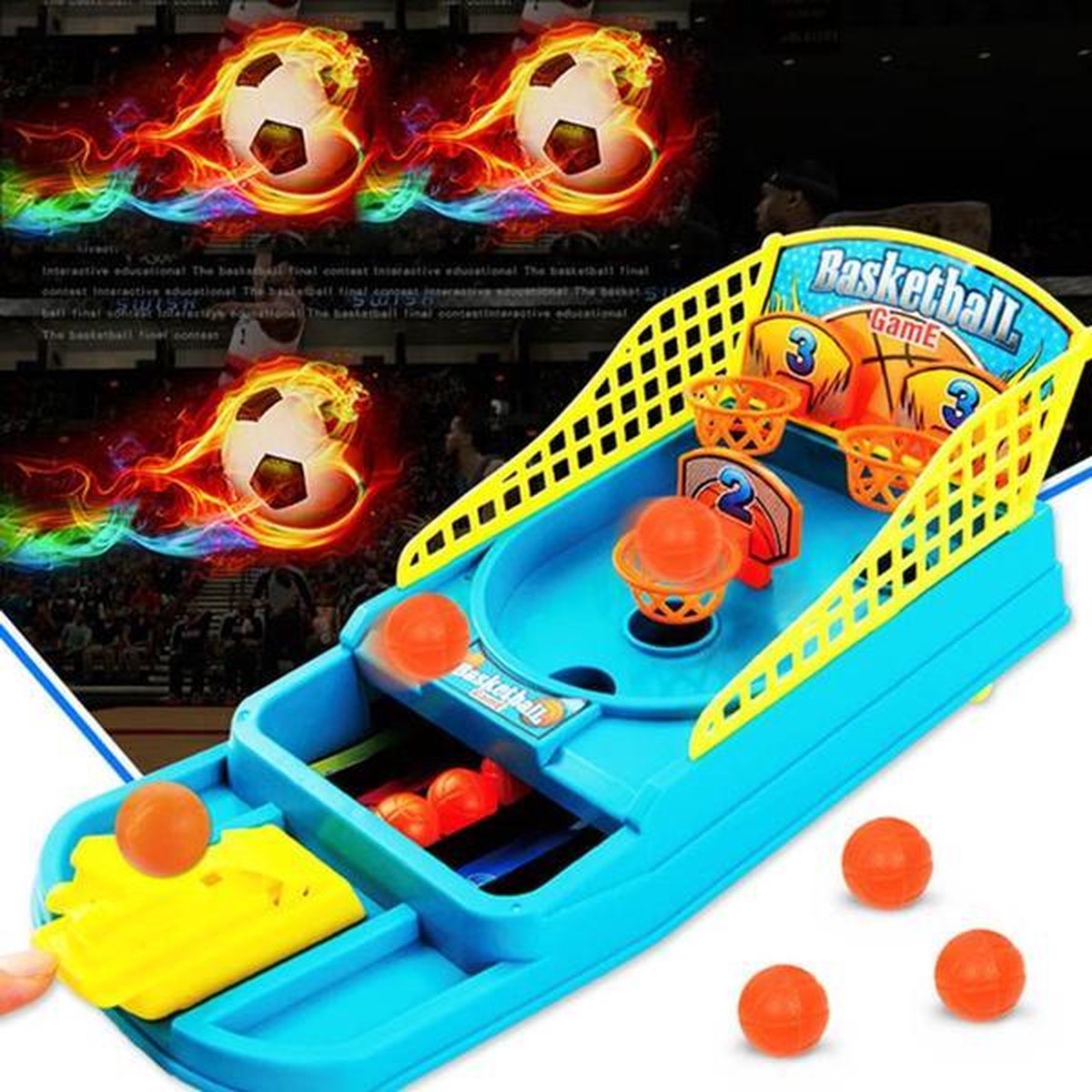 Mini Desktop Arcade Basketbalspel - Tafel Vinger Ejectie Shooting Machine - Mini Desktop Kinderen Educatief - Ouder-kind Speelgoed -Educatief Babyspeelgoed