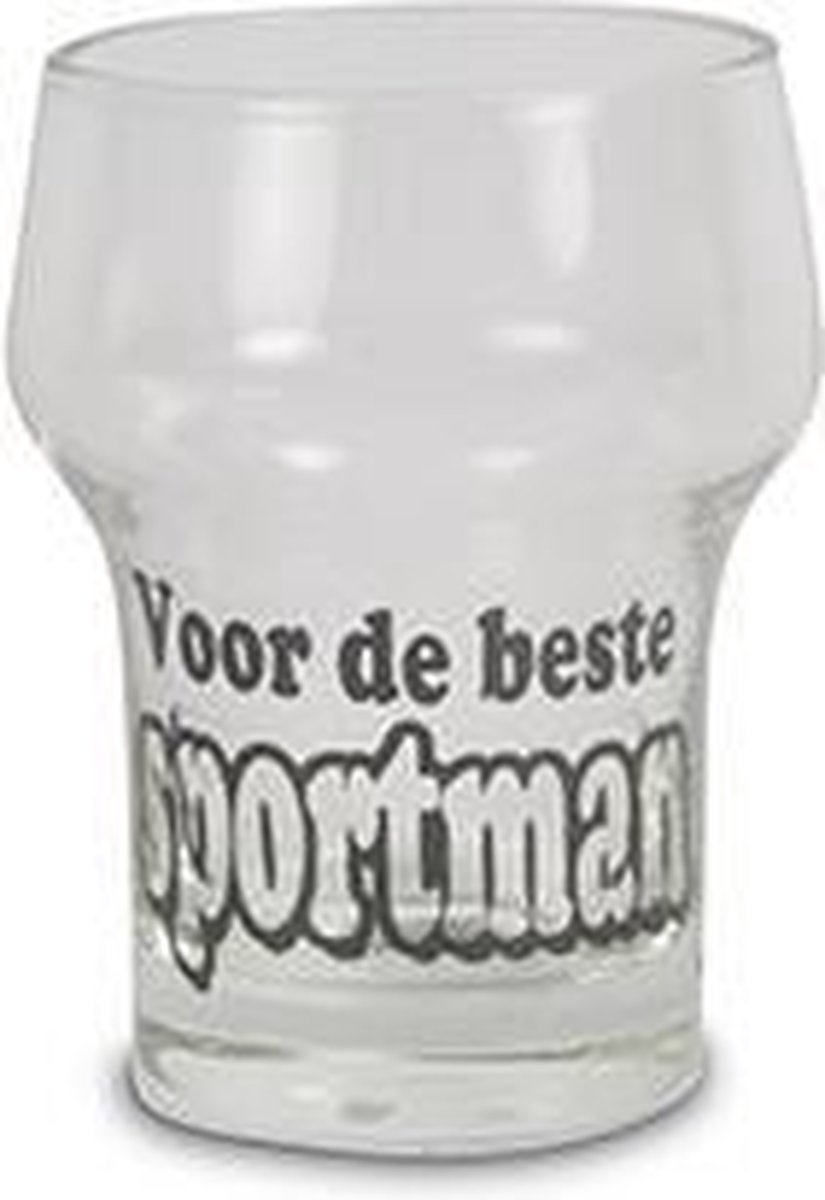 Mini bierglas Voor de beste Sportman