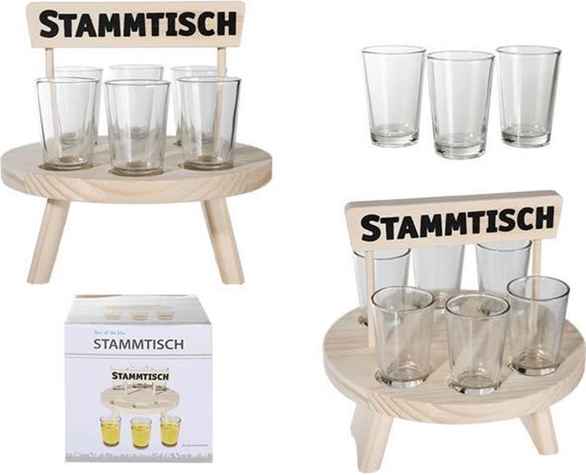 Shooter glaasjes Stammtisch