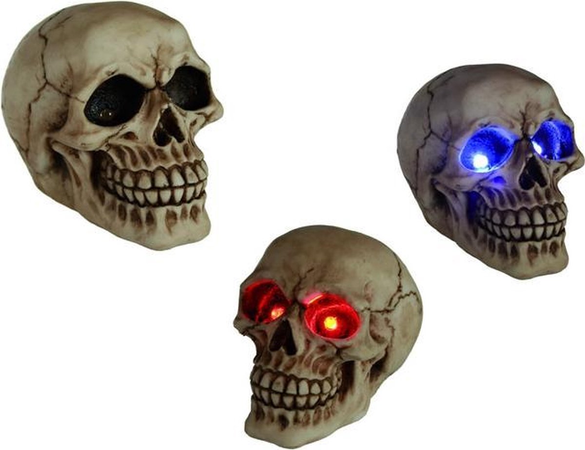 Skull met led ogen