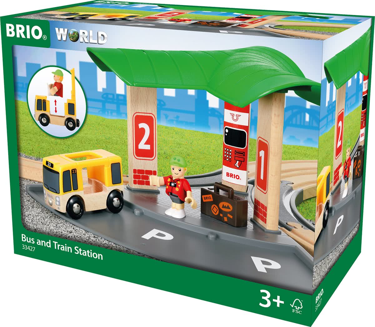 BRIO Bus en treinstation - 33427