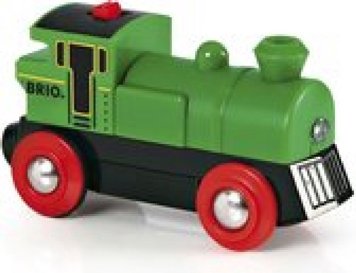 BRIO Groene locomotief op batterijen - 33595