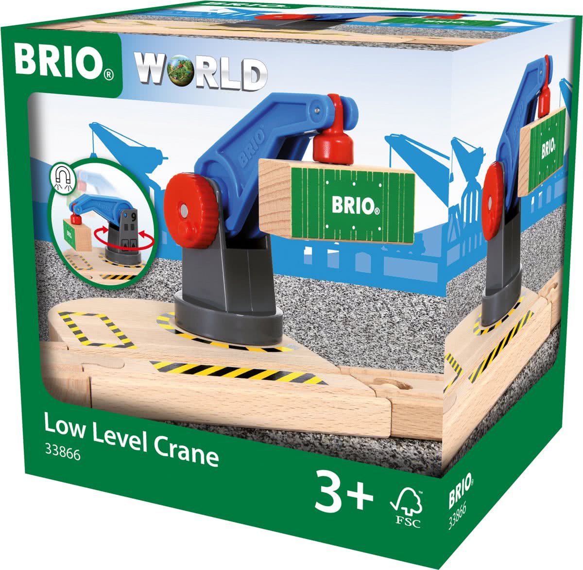 BRIO Lage hijskraan - 33866