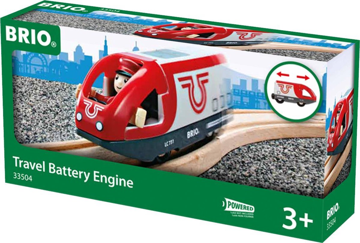 BRIO Locomotief voor passagierstrein op batterijen - 33504