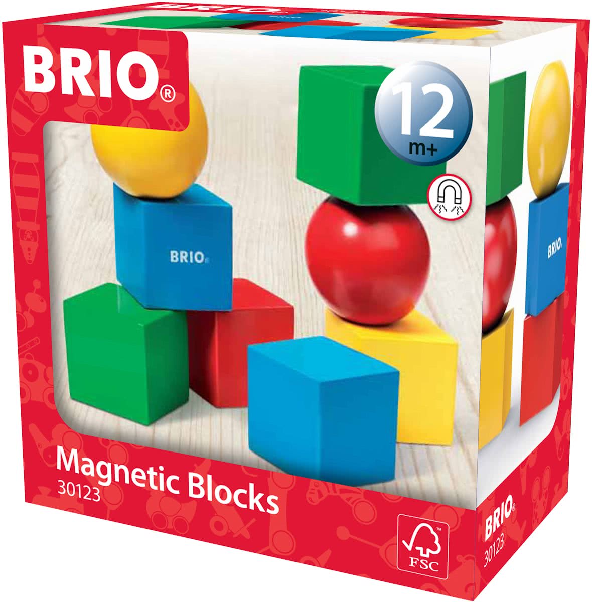 BRIO Magnetische stapelblokken - 30123