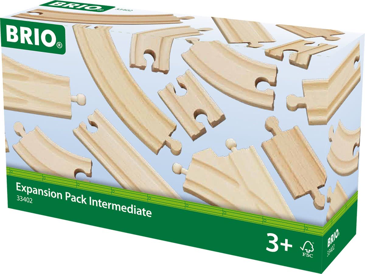 BRIO Midi rails uitbreidingsset - 33402