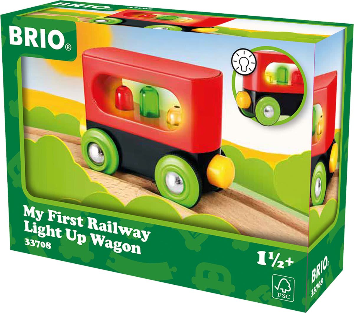 BRIO Mijn eerste wagon met licht - 33708