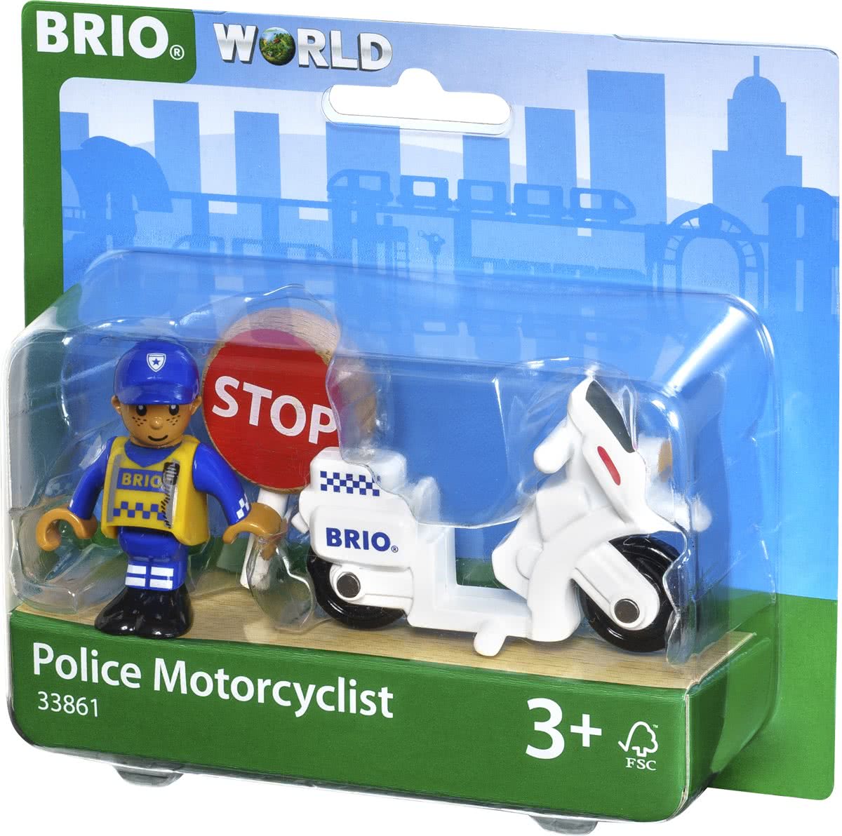 BRIO Politie motoragent - 33861