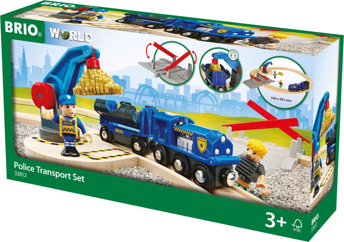 BRIO Politie transport set - 33812