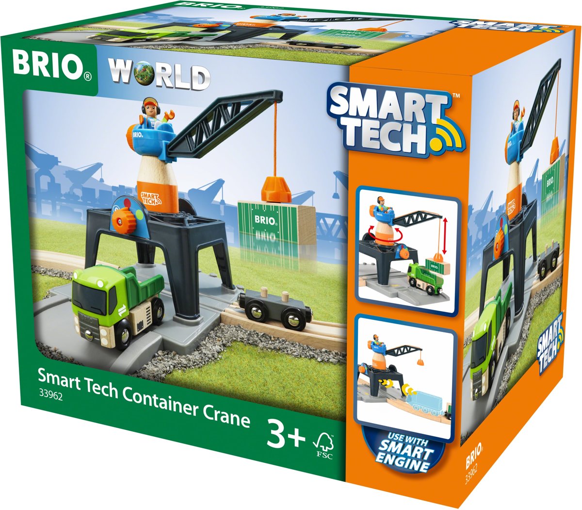 BRIO Smart Tech Containerkraan - 33962