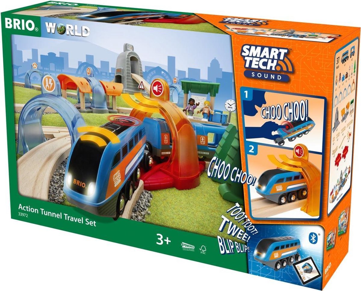 BRIO Smart Tech Sound Action Tunnel-reisset - 33972