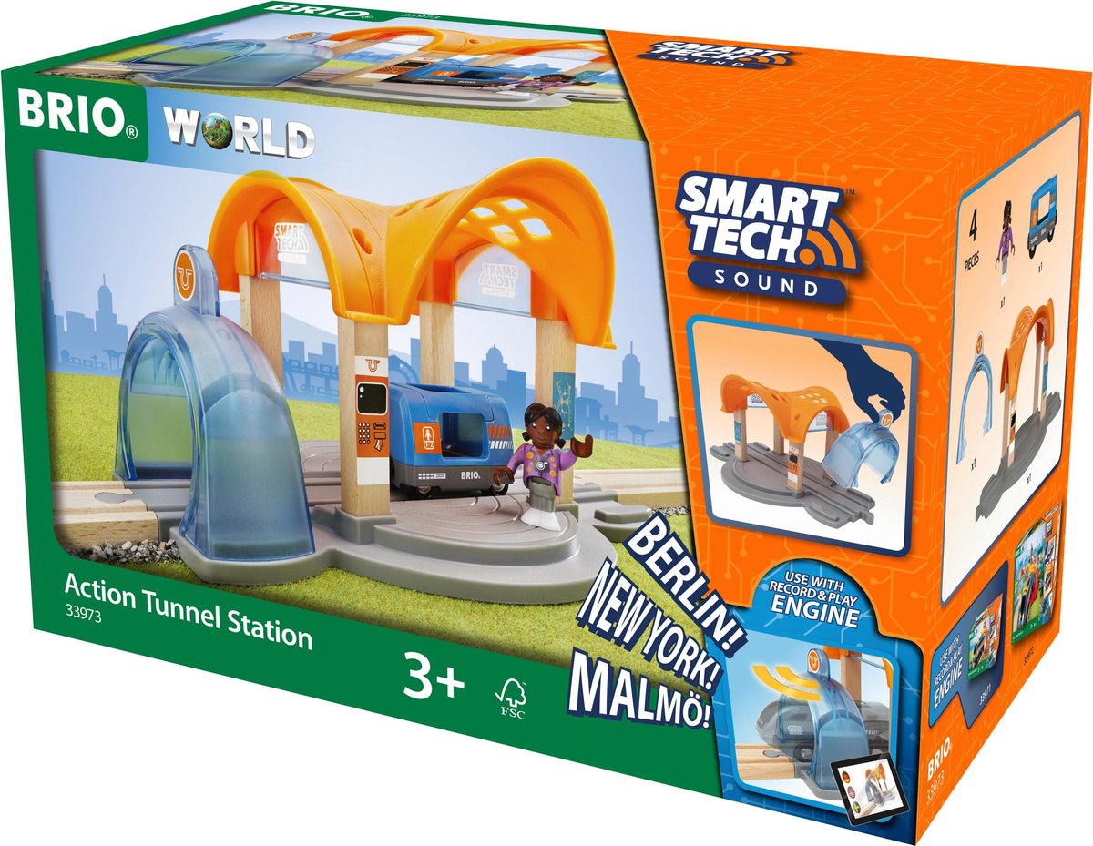 BRIO Smart Tech Sound Action Tunnel-station - 33973