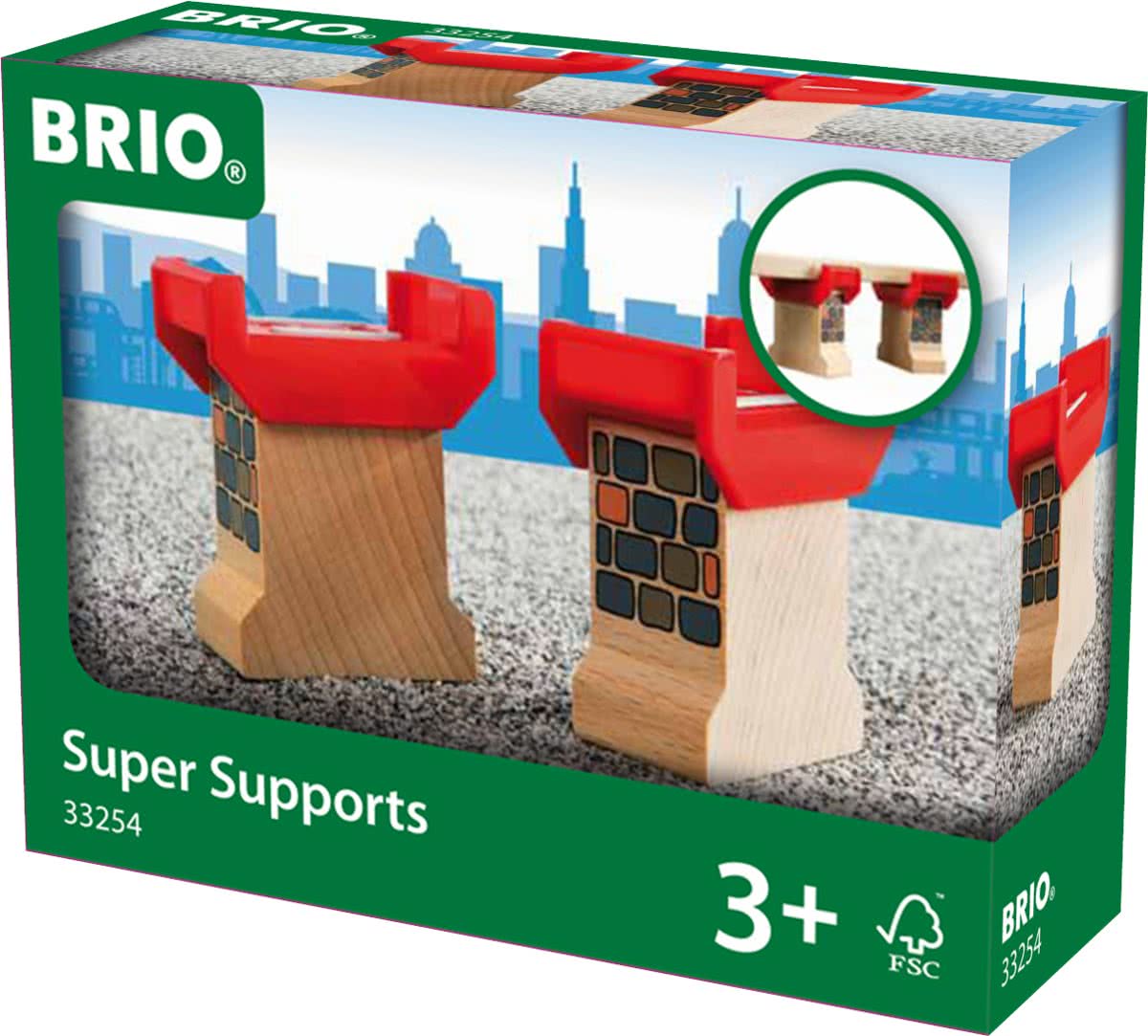 BRIO Spoorbrug pijlers - 33254