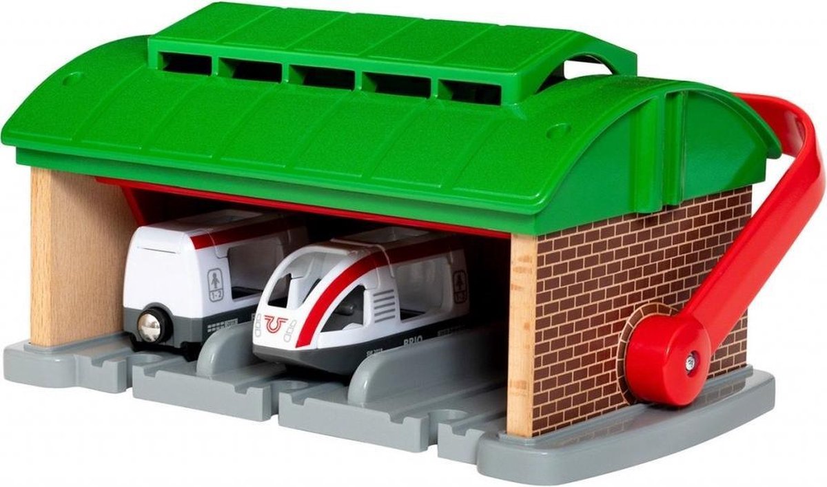 BRIO Train Garage with Handle