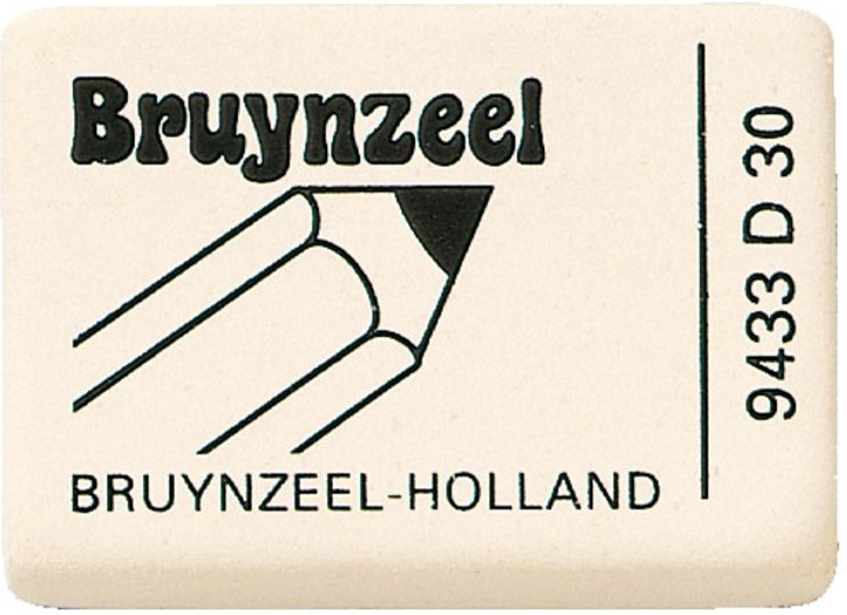 Bruynzeel - Gum - Vlakgom - Extra zacht - 2,9x4,2cm