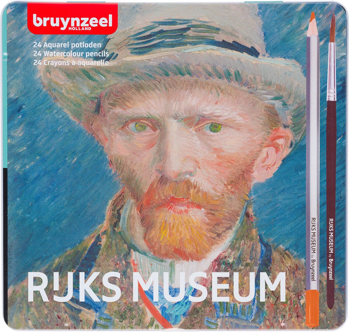 Bruynzeel Blik 24 aquarelpotloden Vincent van Gogh