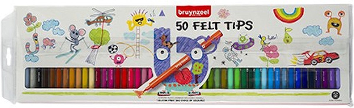 Bruynzeel Felt Tip viltstiften 50st