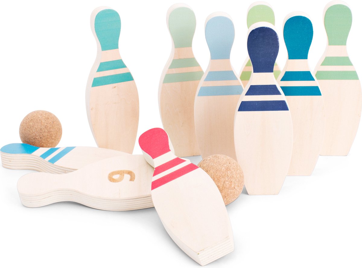  Bowling   - Actiespel - Kinder Speelgoed 3 Jaar - 2 tot 4 Spelers - 10 Kegels - Cadeau kind