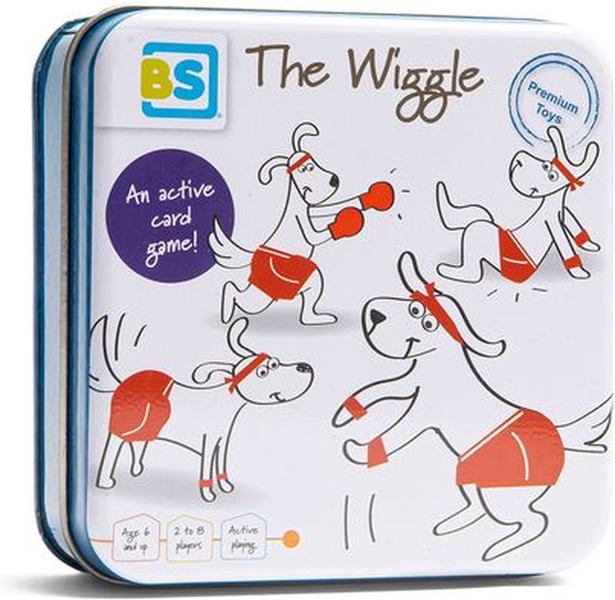 BS The Wiggle - Kaartspel - Actiespel - 2 tot 8 spelers - Vanaf 6 jaar