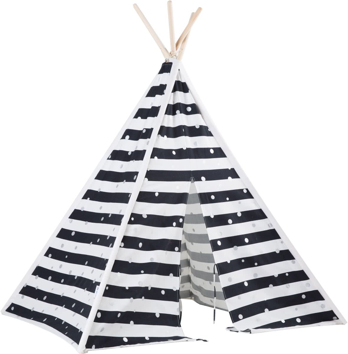 Teepee (stripes and dots)