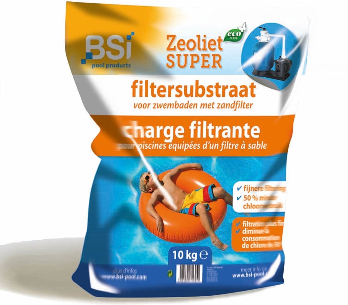 Zoliet super filtersubstraat 10 kg - voor zwembaden met zandfilter