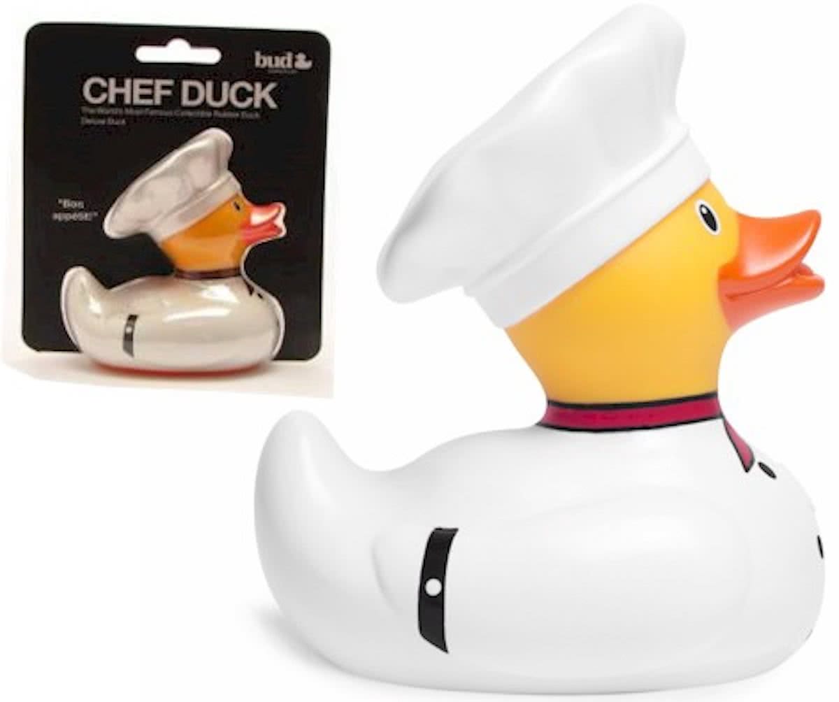 Deluxe CHEF Duck van Bud Duck: Mooiste Design badeend ter Wereld