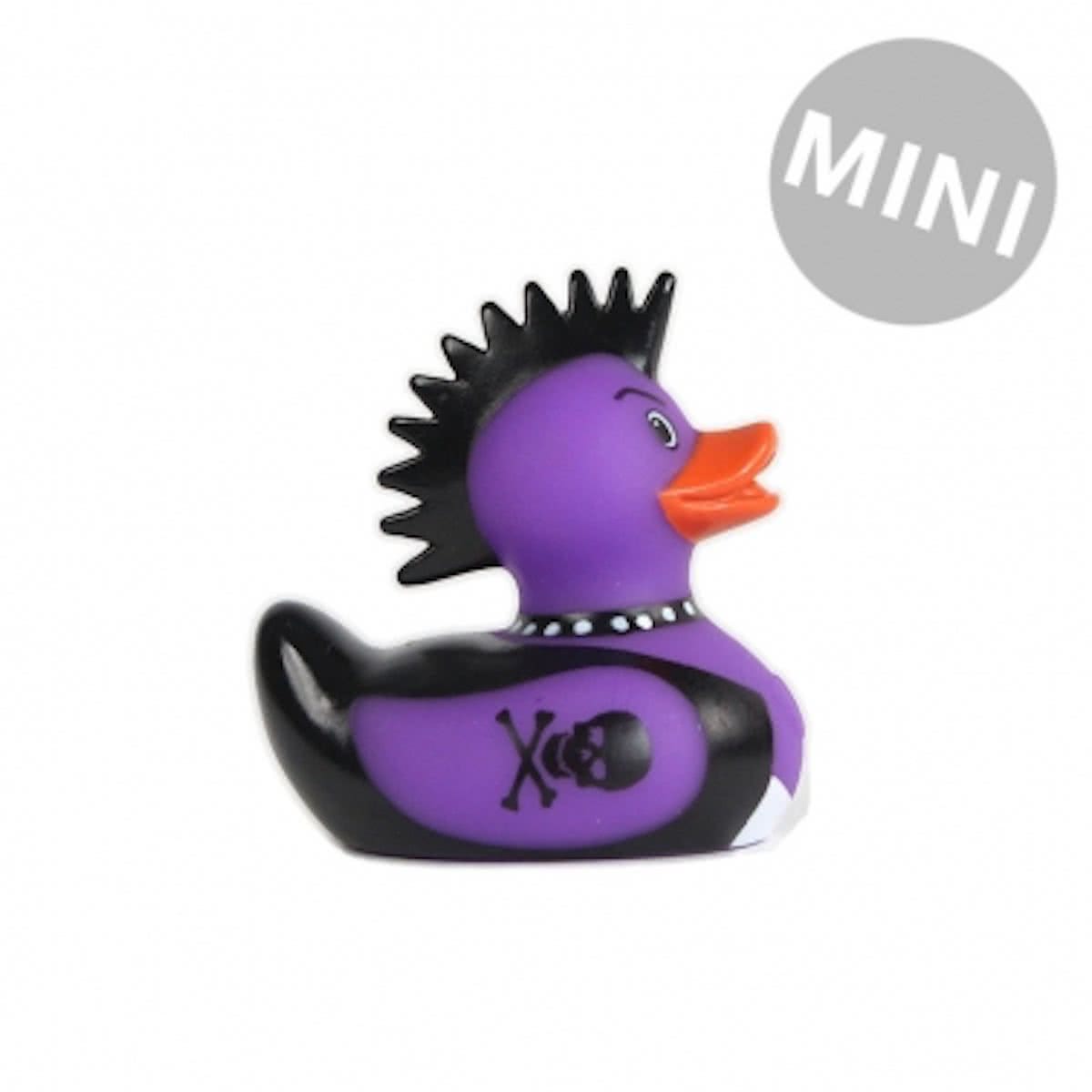 Deluxe Mini Punk Rocker Duck van Bud Duck: Mooiste Design badeend ter Wereld