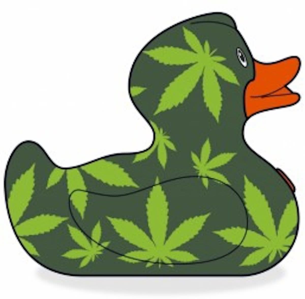 Luxury mini HEMP Duck van Bud Duck: Mooiste Design badeend ter Wereld