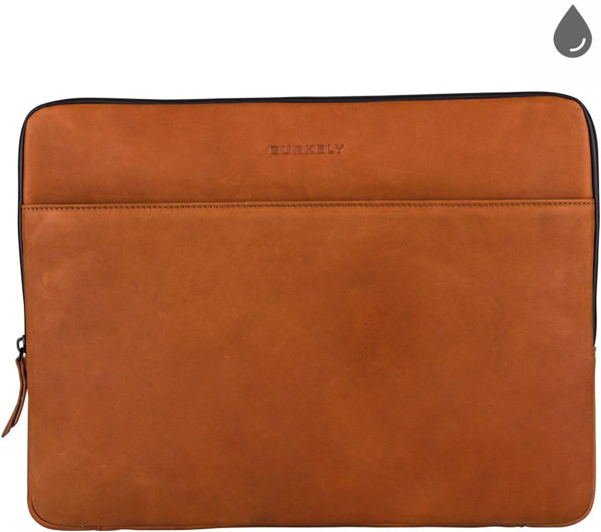 BURKELY Rain Riley Laptopsleeve -15.6 inch Clutch - Corroded Cognac