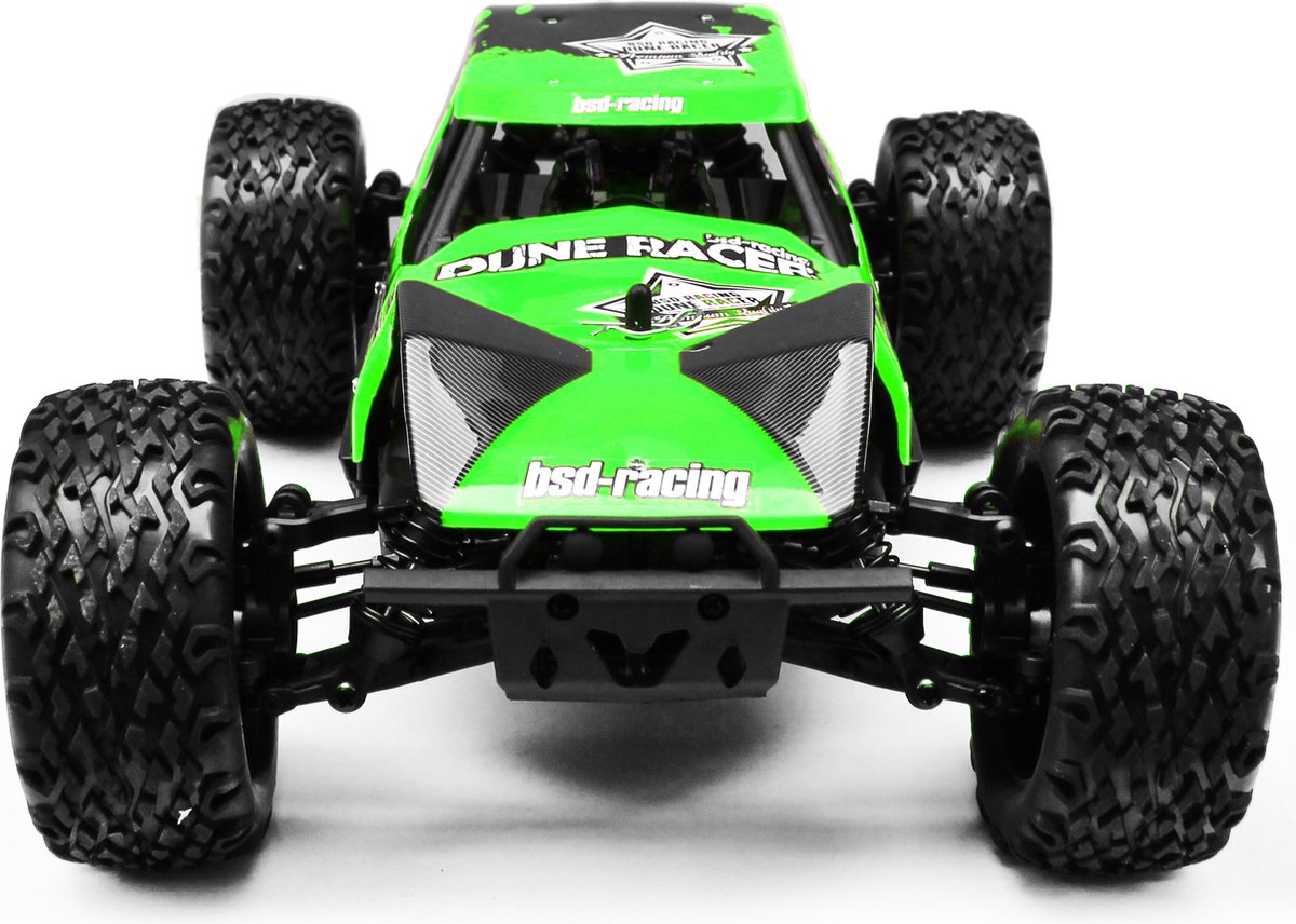 BSD Racing 218T Dune Racer Rollcage 4x4 1/10 RTR groen - 37km/u - Radiografisch Bestuurbare Auto - RC auto