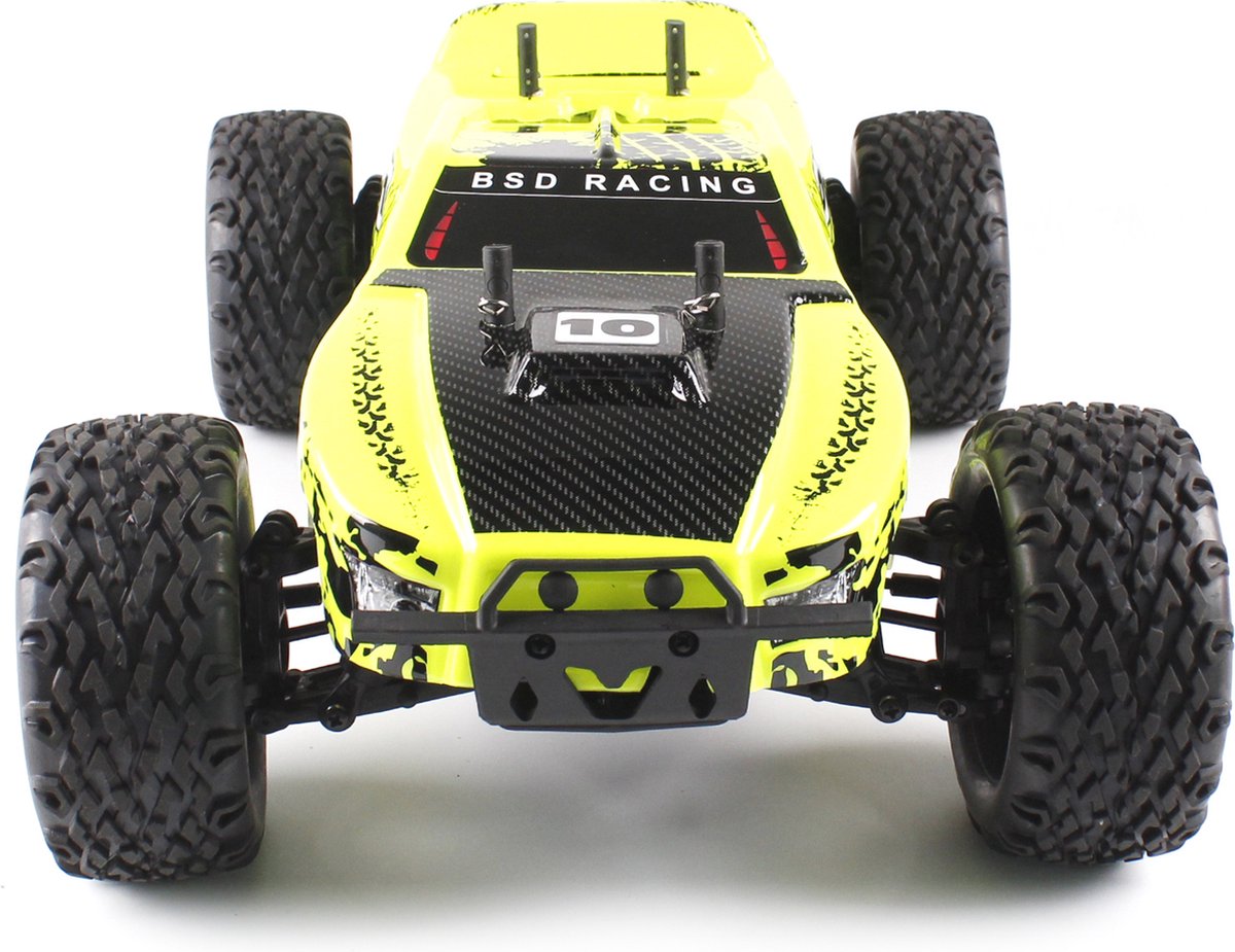 BSD Racing 219T Dune Racer XT Truck 4x4 1/10 RTR geel - 37km/u - Radiografisch Bestuurbare Auto - RC auto