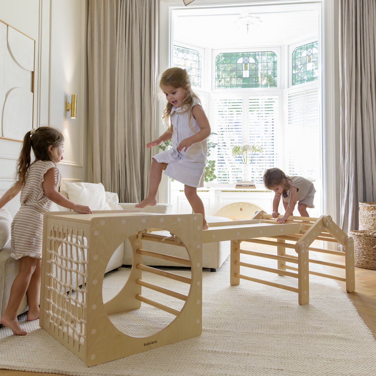  ® Ben -   - Complete Set - Glijbaan - Kinderspeelgoed - 4-in-1 - FSC Gecertificeerd -  ken & Balansspeelgoed - Glijbaan Peuter