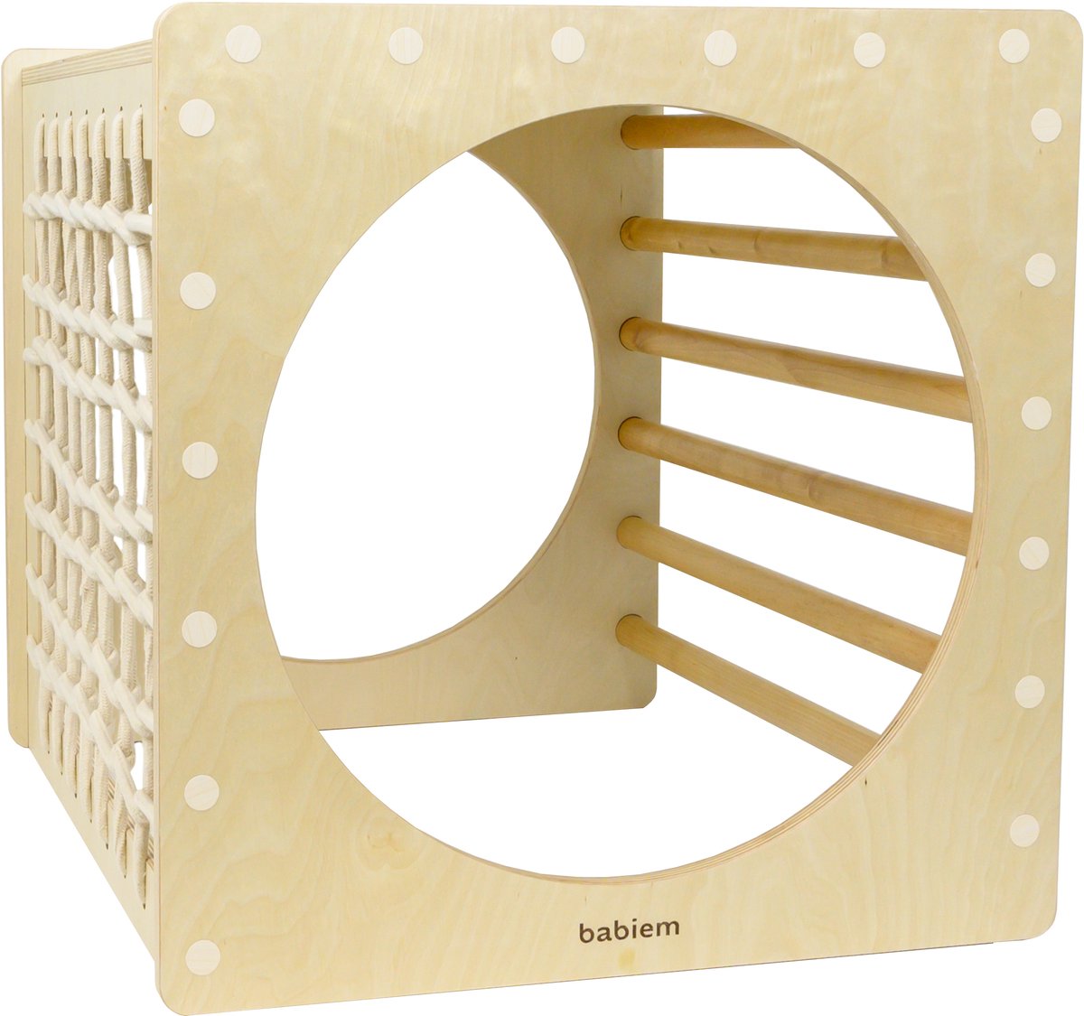  ® Ben –   – Klimkubus – Houten Speelgoed –   Kinderen – Bevordert fysieke ontwikkeling – Vanaf 3 Jaar – Montesorri Speelgoed – FSC Hout