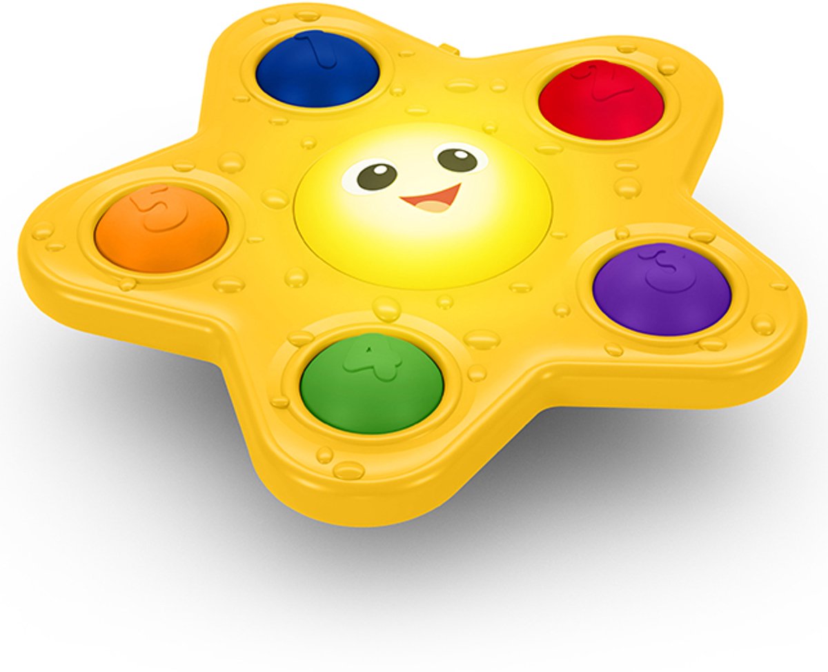 Baby activity met zuignap pop & glow -   - vanaf 6 maanden