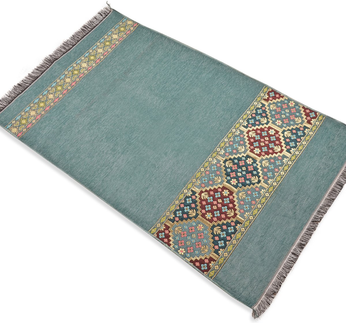 Groente Motief Gebedskleed - Islamitisch Gebedsmat - Cadeau voor Moslims Eid Cadeau - Ramadan Cadeau verjaardag - Huwelijksgunst - Islam Muslim Prayer Mat (S33)