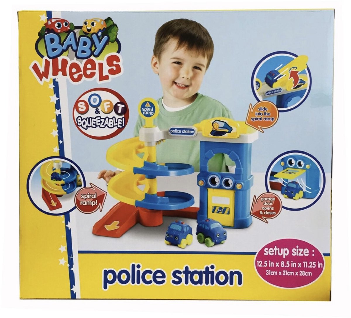   Politiebureau met 2 voertuigen