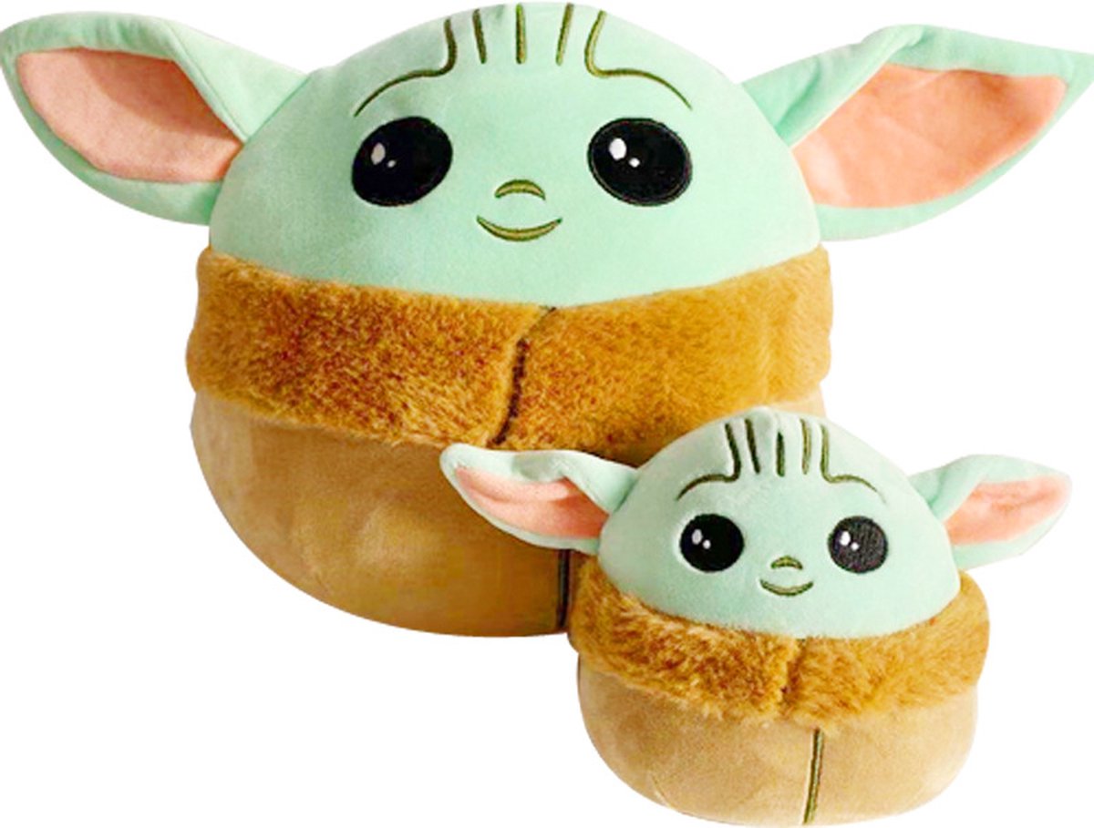 Baby Yoda Knuffel - Mandalorian - Bekend van Squishmallows - Kawaii kussen - Kawaii Knuffel