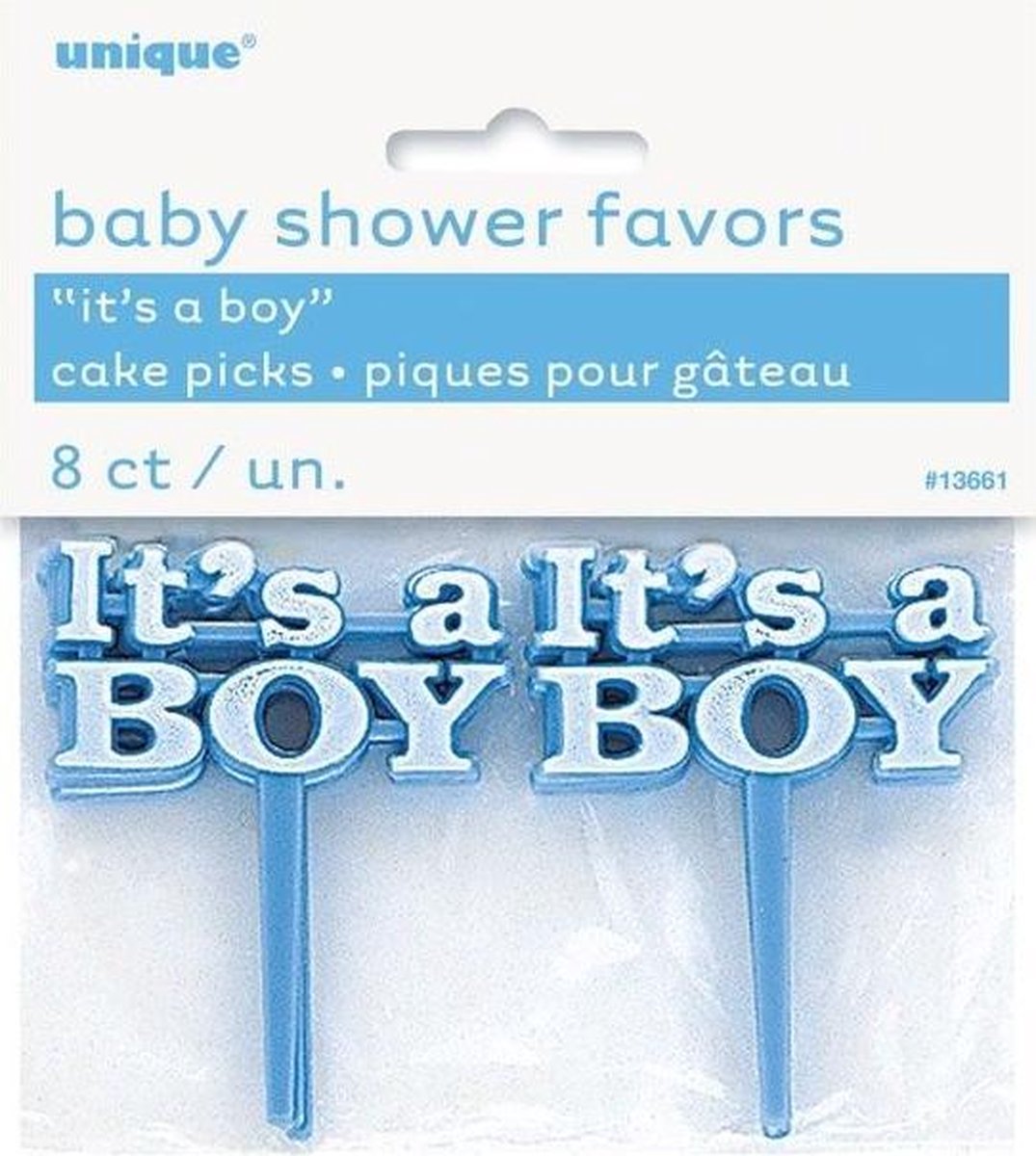 prikkers Stekers Its a boy (8st - hoera het is een jongen - baby shower