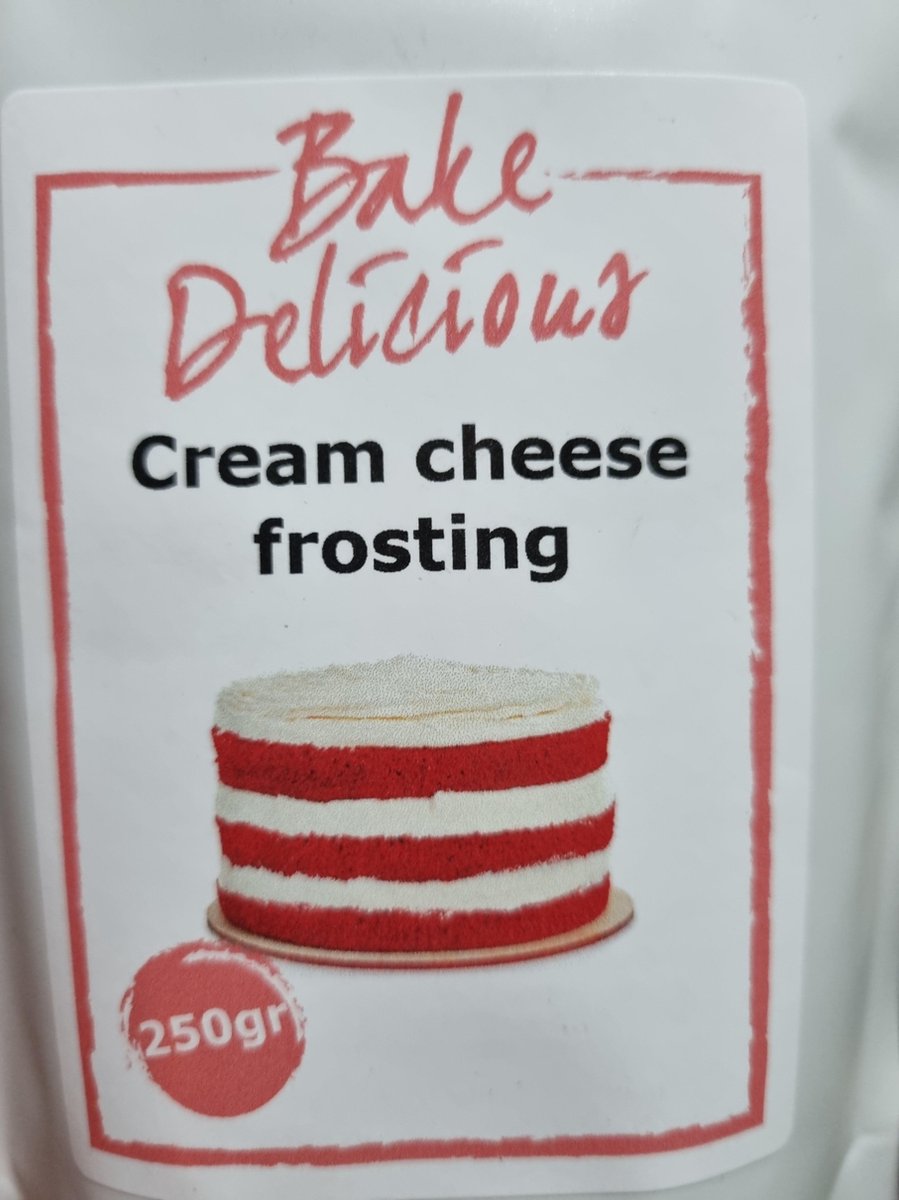 Cream cheese frosting 250 gr